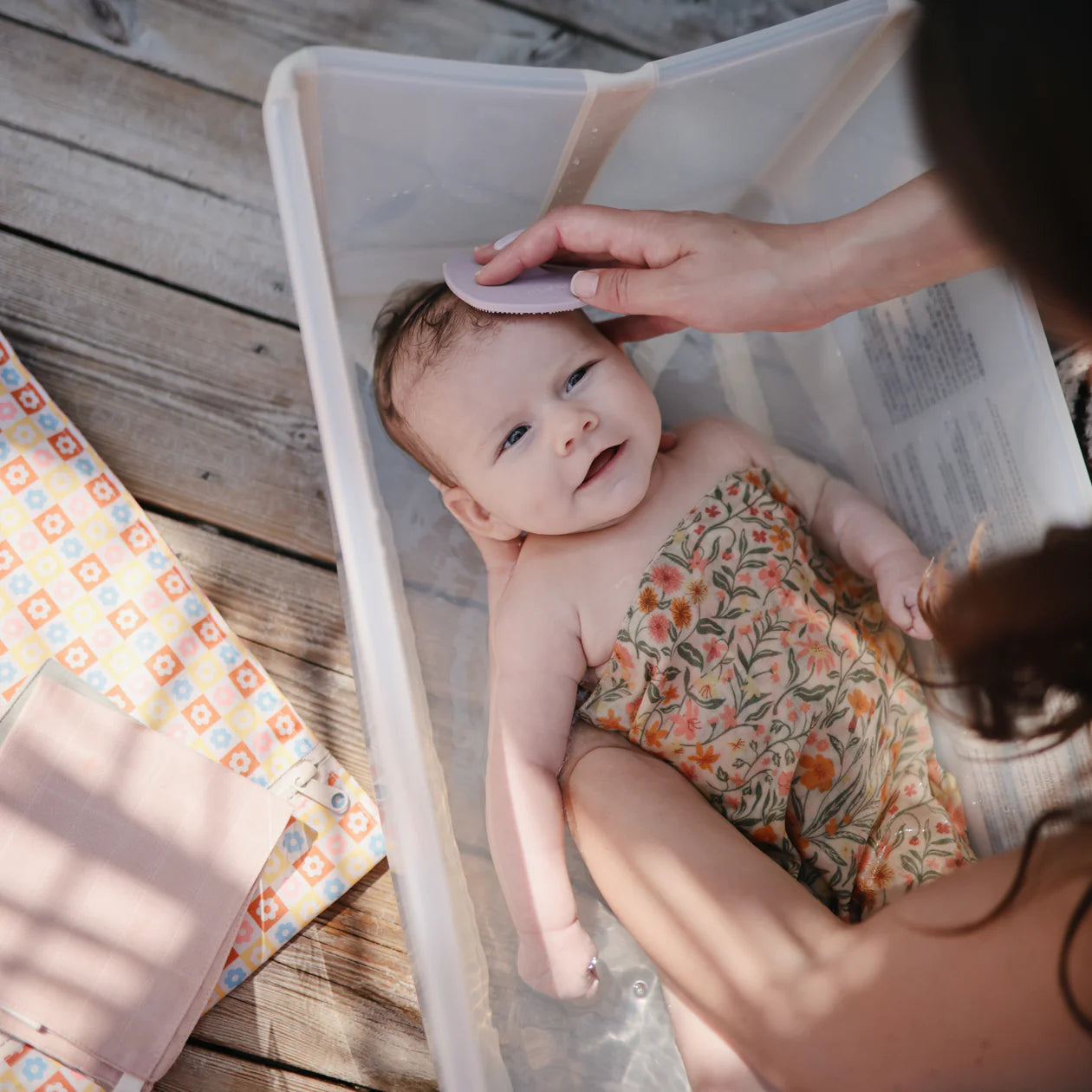 Muslin Washcloths | Pastel Bloom