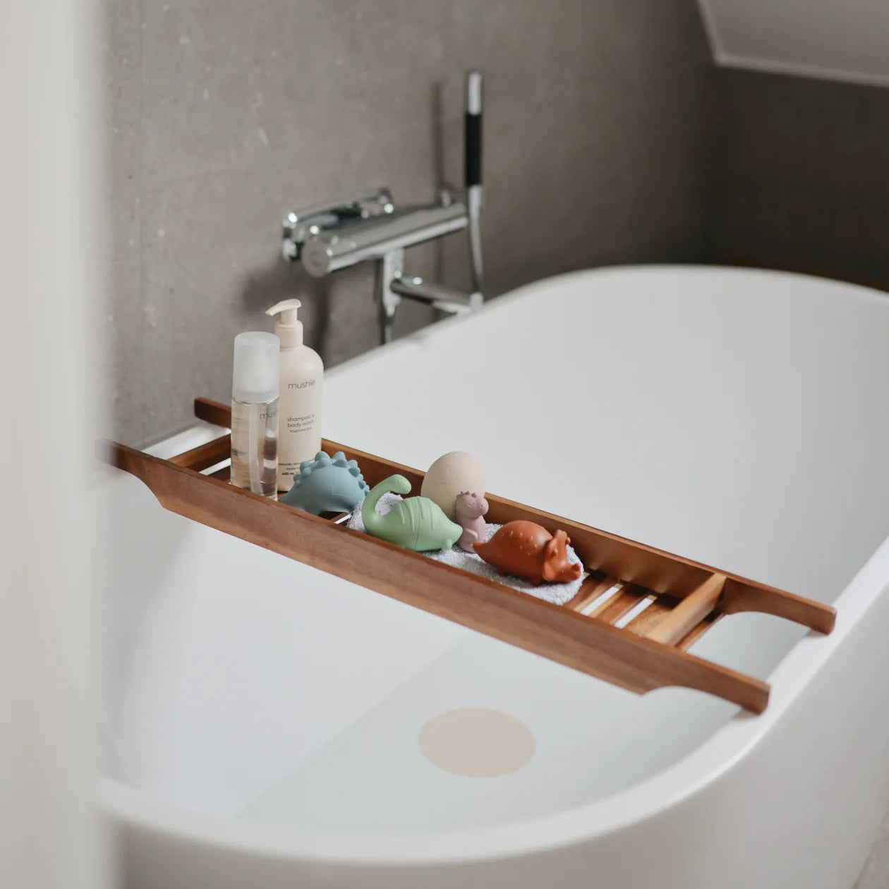 Jouet de bain en silicone | Dinosaures