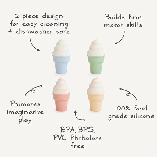 Mix & Match silicone play set | Ice Cream