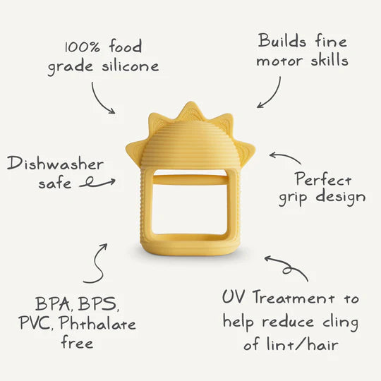 Teething mitten | Sun