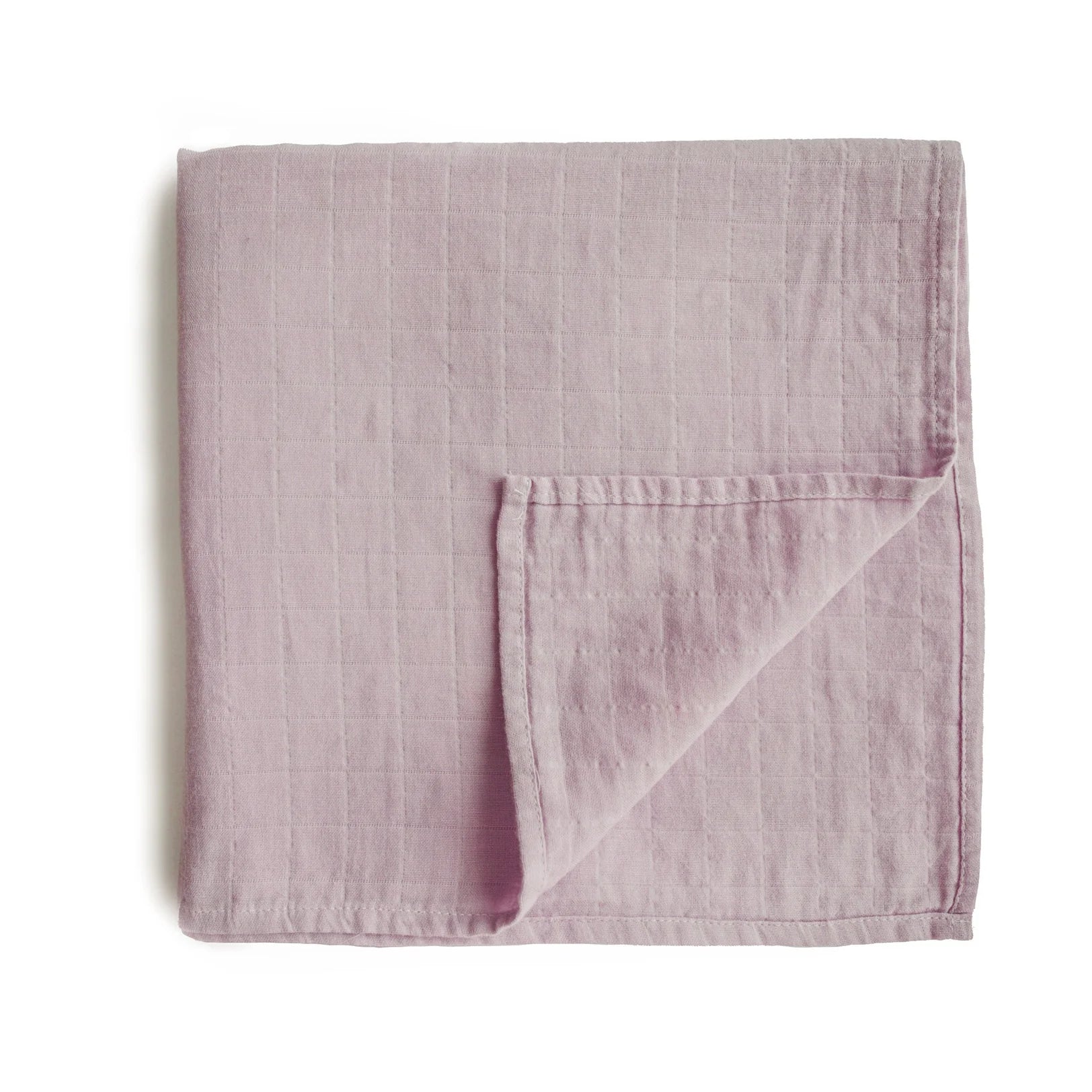 Mousseline en coton organique | Mauve doux