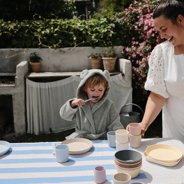 Cotton Bear robe | Moss