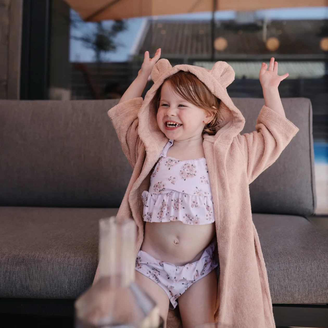Bear robe | Blush