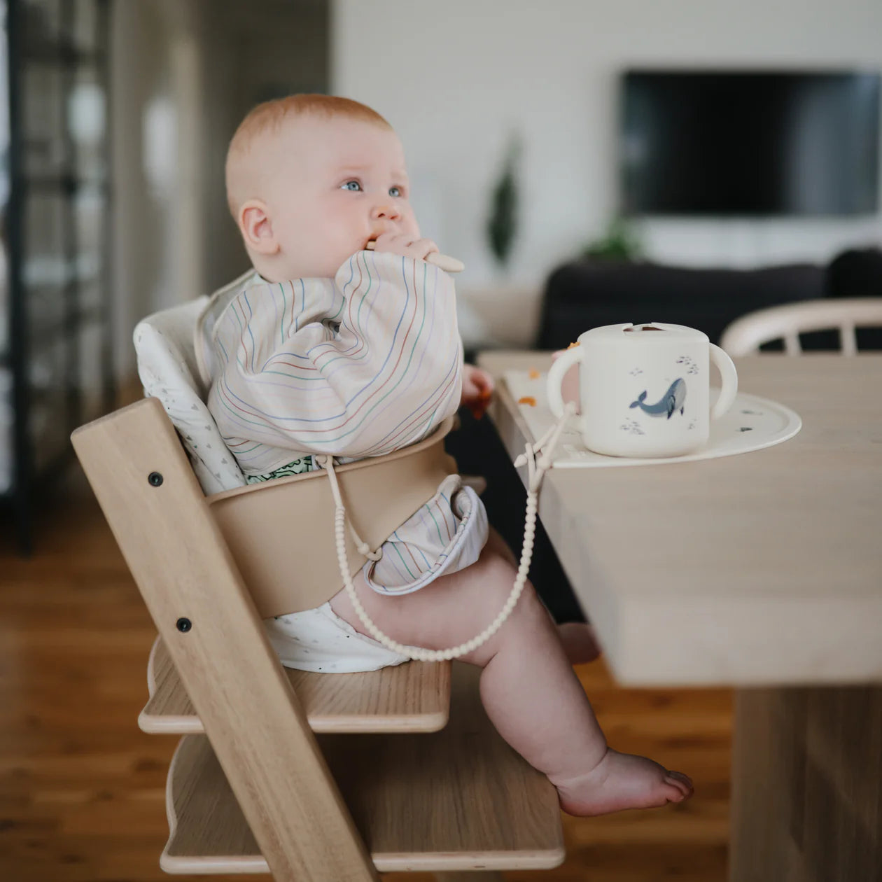 Adjustable Silicone Straps | Alizé Blue & Soft Sand