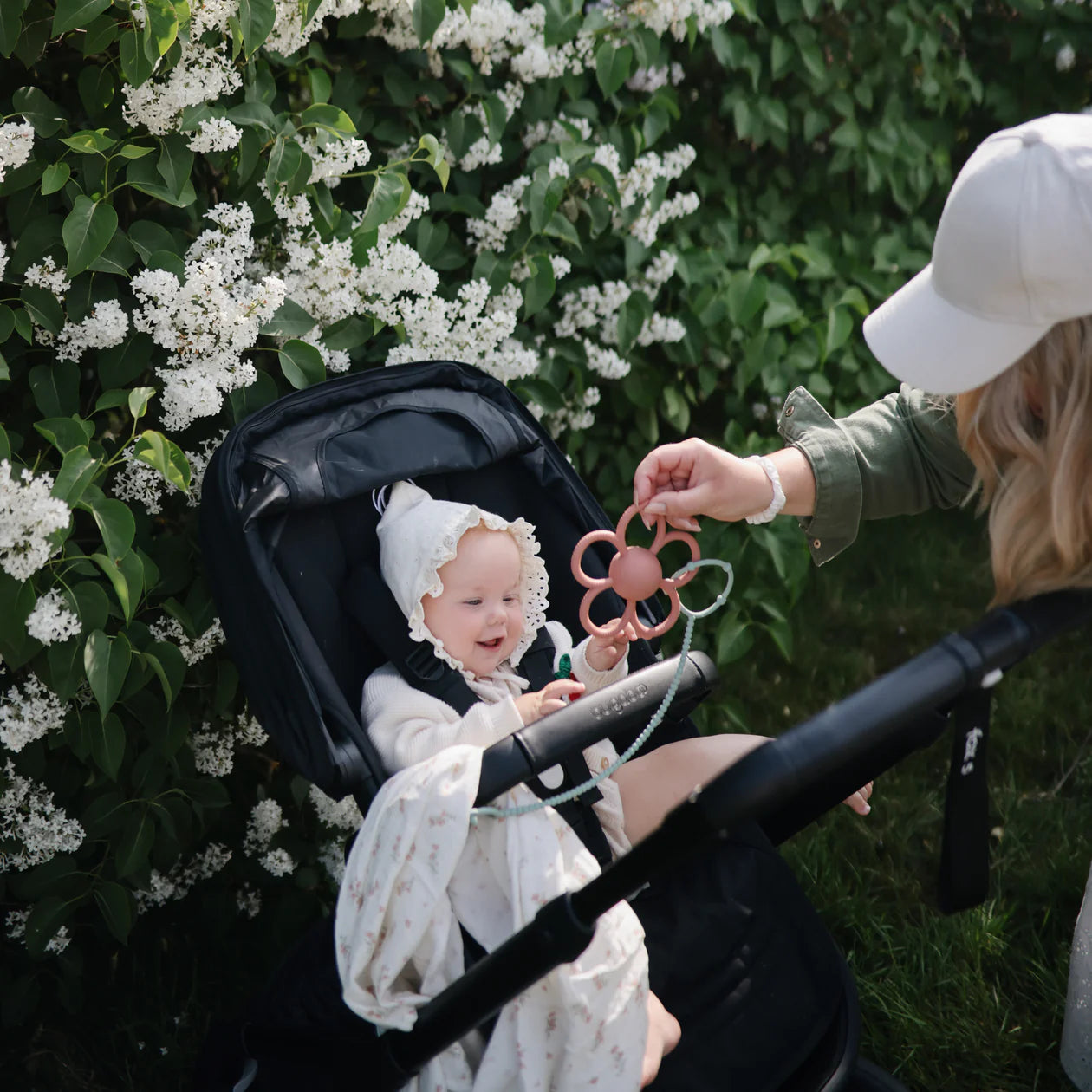 Adjustable Silicone Straps | Cambridge Blue & Soft Sand