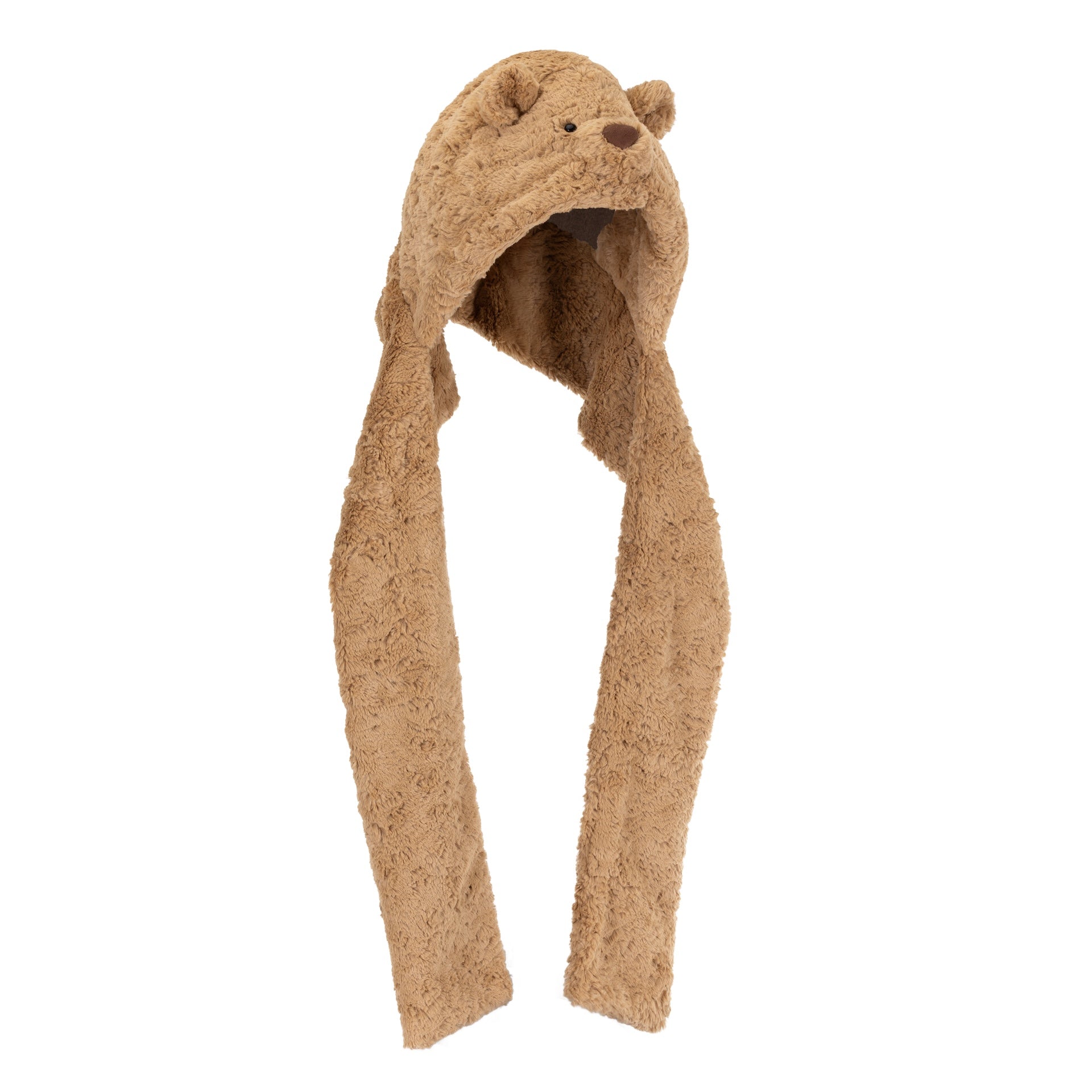 Peluche Jellycat | Écharpe à capuchon Ours Bartholomew Fluffleshade