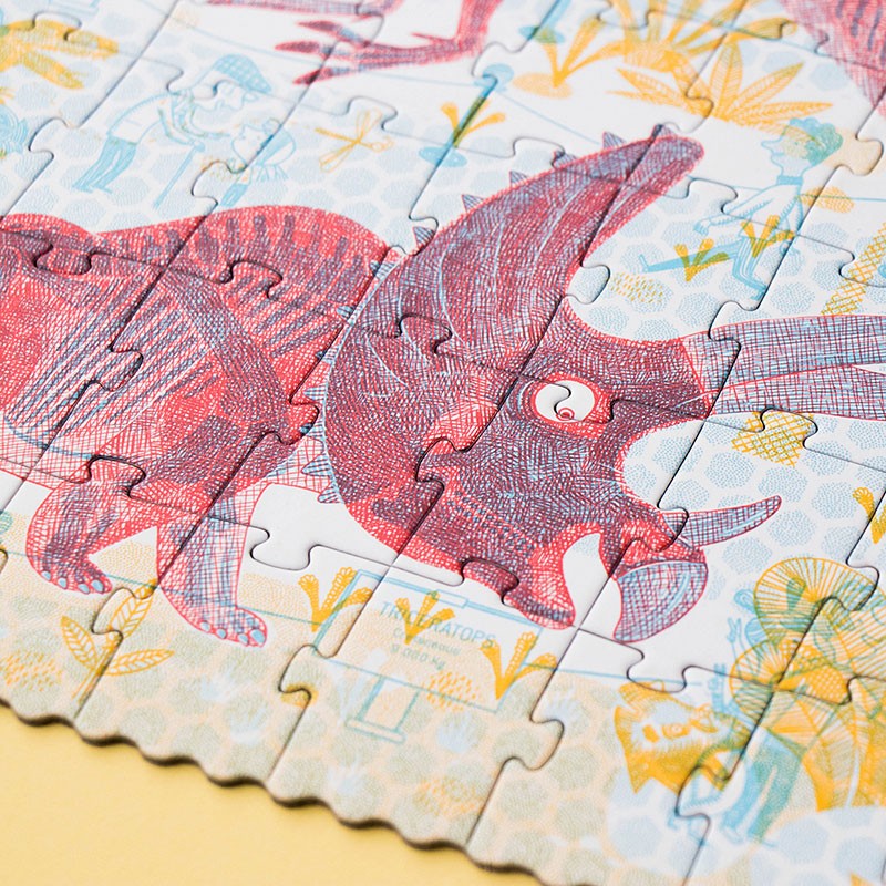 Puzzle | Découvres les dinosaures | 200 pcs