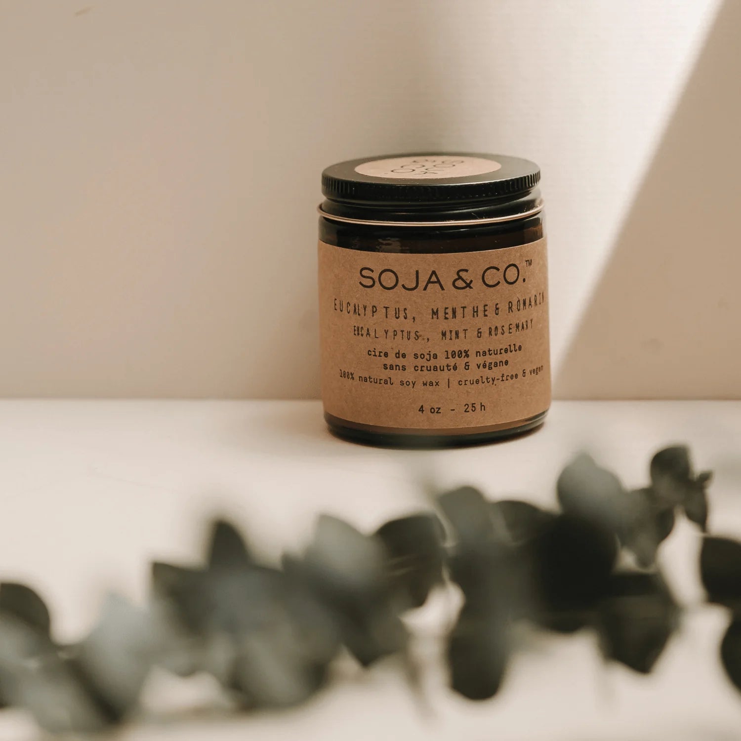 Bougie | Eucalyptus, menthe & romarin