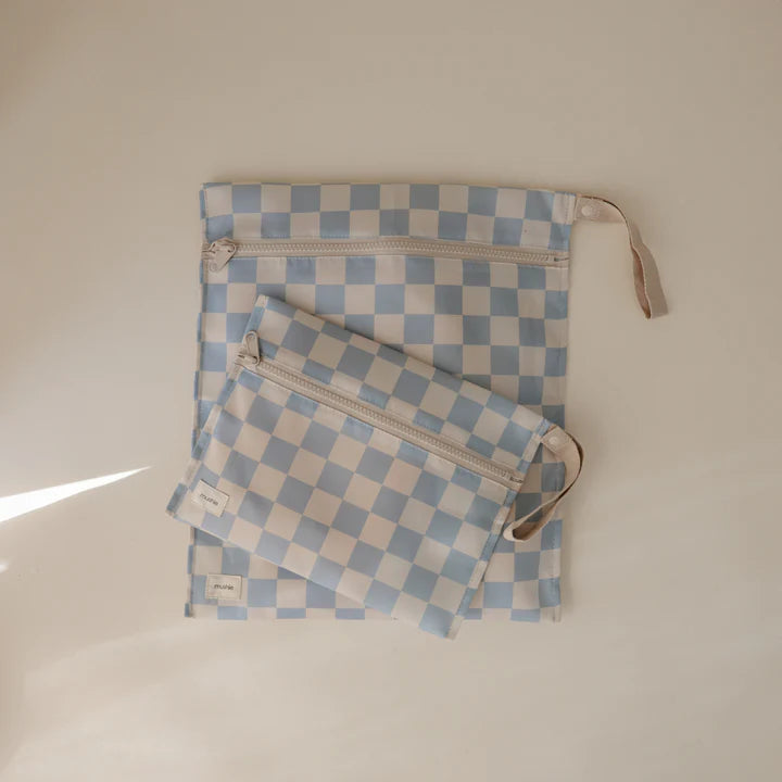 Wet bags | Blue check